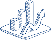 Support Management illustration graph
